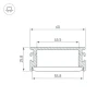 Профиль встраиваемый Arlight Floor60-H26-3000 Anod Black 046414 Профиль встраиваемый Arlight Floor60-H26-3000 Anod Black 046414