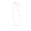 Профиль алюминиевый с рассеивателем для плинтуса Elektrostandard LL-2-ALP021 a066618 Профиль алюминиевый с рассеивателем для плинтуса Elektrostandard LL-2-ALP021 a066618