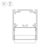Профиль Arlight SL-Line-4050-3L-2000 Anod Black 044670