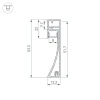 Профиль Arlight Plintus-H54-2000 White 045434 Профиль Arlight Plintus-H54-2000 White 045434