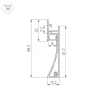 Профиль встраиваемый Arlight Plintus-H58-F-2000 White 045297 Профиль встраиваемый Arlight Plintus-H58-F-2000 White 045297