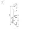 Профиль Arlight Plintus-H80-2000 Anod 046390