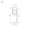 Профиль встраиваемый Arlight Plintus-H35-F-2000 Black 043599 Профиль встраиваемый Arlight Plintus-H35-F-2000 Black 043599
