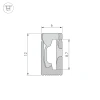 Профиль Arlight WPH-Flex-0612-Side-S8-10M Black 045785