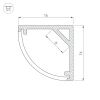 Профиль с рассеивателем Arlight SL-Kant-H16-2000 Anod+Opal 036843 Профиль с рассеивателем Arlight SL-Kant-H16-2000 Anod+Opal 036843