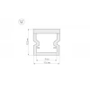Профиль Arlight WPH-LINE-1212-2000 OPAL 023302 Профиль Arlight WPH-LINE-1212-2000 OPAL 023302