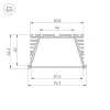 Профиль Arlight KLUS-POWER-RW70F-2000 ANOD 019881 Профиль Arlight KLUS-POWER-RW70F-2000 ANOD 019881