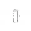 Профиль Arlight ALU-HANDRAIL-2000 FOR GLASS 17.5 015477 Профиль Arlight ALU-HANDRAIL-2000 FOR GLASS 17.5 015477