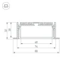 Профиль Arlight SL-LINIA88-F-2000 ANOD 019315 Профиль Arlight SL-LINIA88-F-2000 ANOD 019315