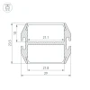 Профиль Arlight PLS-Lock-Dual-2000 Anod 032864 Профиль Arlight PLS-Lock-Dual-2000 Anod 032864