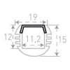 Профиль с рассеивателем SWG SF-1915 001761 Профиль с рассеивателем SWG SF-1915 001761