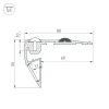 Профиль Arlight STEP-FRONT-2000 ANOD 023866 Профиль Arlight STEP-FRONT-2000 ANOD 023866