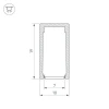 Профиль Arlight PIK-1019-2000 ANOD 023857 Профиль Arlight PIK-1019-2000 ANOD 023857