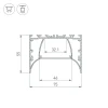 Профиль Arlight ARH-Power-7555-Comfort-2000 Anod 036355
