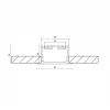 Профиль встраиваемый DesignLed LE.6332-W-R 010359 Профиль встраиваемый DesignLed LE.6332-W-R 010359