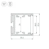 Профиль с рассеивателем Arlight SL-ARC-3535-D320-N90 Black 032677 Профиль с рассеивателем Arlight SL-ARC-3535-D320-N90 Black 032677