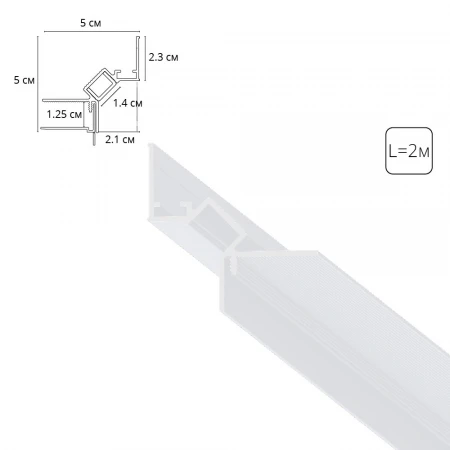 Теневой профиль под ГКЛ Arte Lamp GAP A670233
