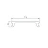Рассеиватель Arlight Stretch-25-Ceil-Center-5M Opal-PVC 046726
