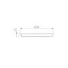 Рассеиватель Arlight Fantom-W49-5000 Silicone 046424