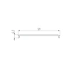 Рассеиватель Arlight Line-6070-2000 Opal 046404