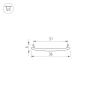 Рассеиватель Arlight Stretch-S-35-Ceil-Center-100M 045380