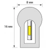 Гибкий неон Uniel 8W/m 120LED/m 2835SMD холодный белый 50M ULS-N21-2835-120LED/m-8mm-IP67-220V-8W/m-50M-DW UL-00002924