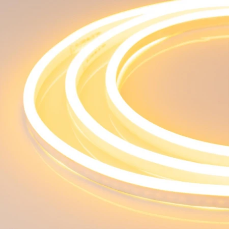 Гибкий неон Arlight 6W/m 108LED/m 2835SMD желтый 50M ARL-Neon-1608YH-Side 24V Yellow 030879