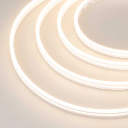 Гибкий неон Arlight 7,2W/m 168Led/m 2835SMD теплый белый 5M Moonlight-Side-A168-4x10mm 24V Warm2300 040991