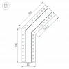 Коннектор угловой Arlight SL-Linia32-Fantom-135 030093 Коннектор угловой Arlight SL-Linia32-Fantom-135 030093