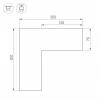 Коннектор L-образный внутренний Arlight SL-Line-6070 030139