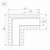 Коннектор L-образный Arlight SL-Linia45-Fantom 030106 Коннектор L-образный Arlight SL-Linia45-Fantom 030106