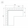 Коннектор L-образный внешний Arlight SL-Linia55-Fantom-EDGE 030137 Коннектор L-образный внешний Arlight SL-Linia55-Fantom-EDGE 030137