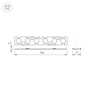 Экран линзованный Arlight SL-LINE-W20-30deg-540 041791