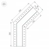 Коннектор угловой Arlight SL-Linia45-Fantom-135 030102