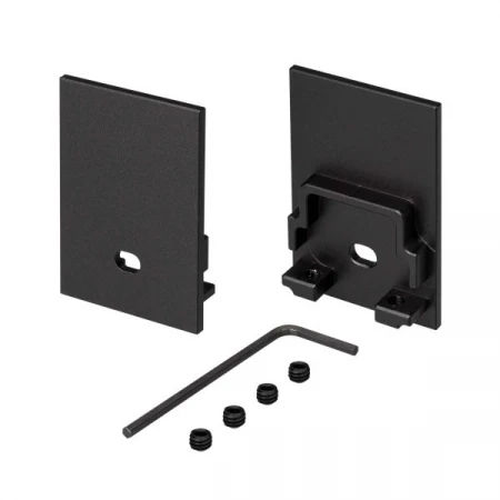 Набор заглушек Arlight SL-Comfort-3551 Black c отверстием 031793