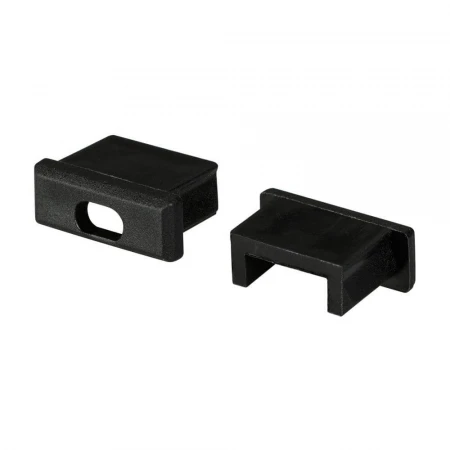 Заглушка Arlight Mic черная с отверстием 026181