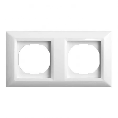 Рамка 2-постовая Vesta-Electric Roma белый FRM010201BEL