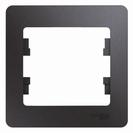 Рамка 1-постовая Systeme Electric Glossa графит GSL001301