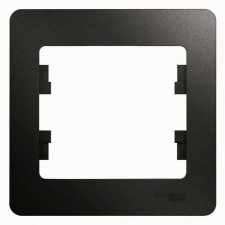 Рамка 1-постовая Systeme Electric Glossa антрацит GSL000701