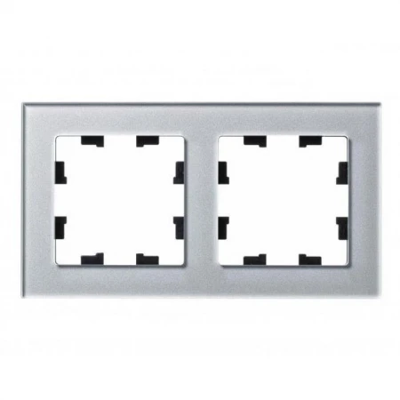 Рамка 2-постовая Systeme Electric AtlasDesign Nature алюминий ATN320302