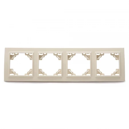 Рамка 4-постовая Stekker Эрна слоновая кость PFR00-9004-02 39243