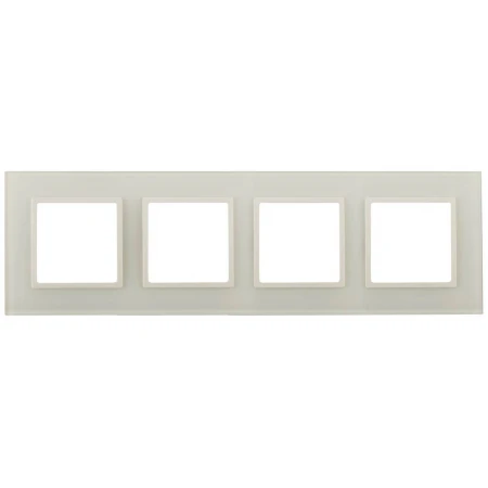 Рамка 4-постовая ЭРА Elegance 14-5104-02 Б0034525