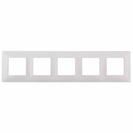 Рамка 5-постовая ЭРА Elegance 14-5005-01 Б0034405