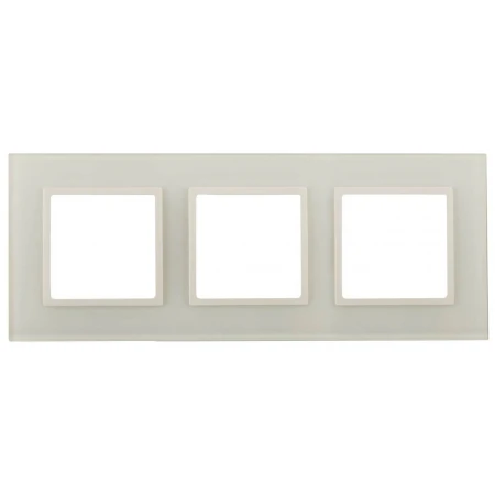 Рамка 3-постовая ЭРА Elegance 14-5103-02 Б0034507