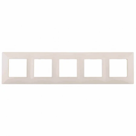 Рамка 5-постовая ЭРА Elegance 14-5005-02 Б0034406