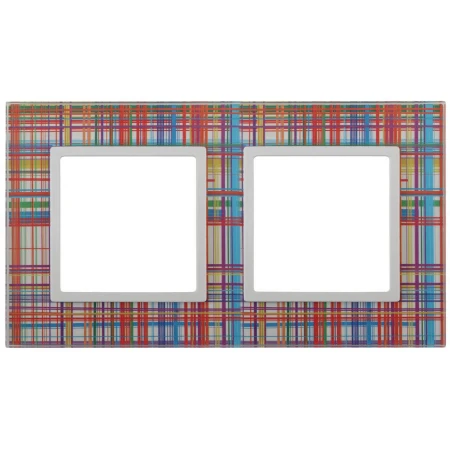 Рамка 2-постовая ЭРА Elegance 14-5102-00 Б0034487