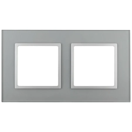 Рамка 2-постовая ЭРА Elegance 14-5102-03 Б0034490