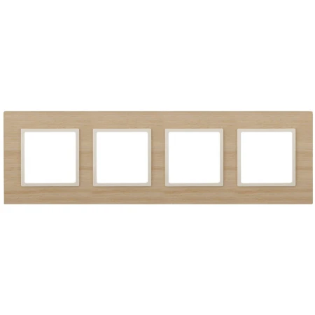 Рамка 4-постовая ЭРА Elegance 14-5304-11 Б0034588