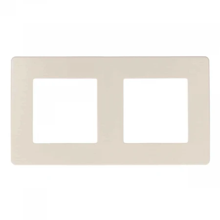 Рамка 2-постовая ЭРА 12 сатин слоновая кость 12-5102-02 Б0052510
