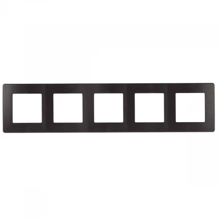 Рамка 5-постовая ЭРА 12 сатин антрацит 12-5105-05 Б0052543